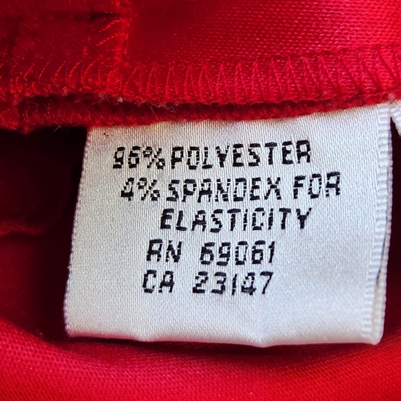 TALBOTS Women's Blouse Extra Large Red Long Sleeve Stretch Lined Top - Picture 4 of 10